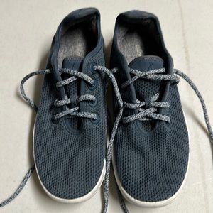 Allbirds Tree Runners Women’s Size 9 Blue with White Soles Blue Marled Laces
